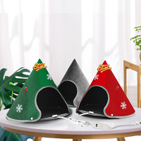 Cabane pour chat, arbre de noël, niche, niche, niche pour chat Igloo, mignon, pour petit chien ou lapin