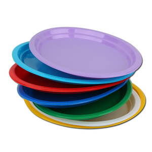 Hôtel utiliser cloisonné vert <span class=keywords><strong>compartiment</strong></span> assiettes jetables pour mariage - Product Image 4