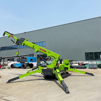 Grue araignée Tonlita 5 tonnes, hydraulique, diesel, électrique, mini-grue sur chenilles, grue à flèche, grue araignée à nacelle, modèle populaire en Europe