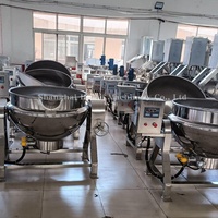 Nouvelle Machine à Sandwichs de Conception Innovante, Marmite de Cuisson à Double Enveloppe de 1000L Grande Capacité pour Cuisine Centrale et Usine Alimentaire
