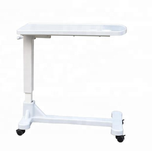 <span class=keywords><strong>Table</strong></span> de lit amovible <span class=keywords><strong>à</strong></span> hauteur réglable <span class=keywords><strong>Table</strong></span> de chevet <span class=keywords><strong>médicale</strong></span> <span class=keywords><strong>Table</strong></span> de lit d'hôpital en ABS avec roues - Product Image 5