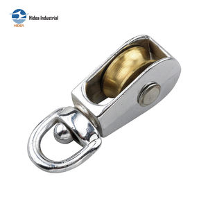 Polea de Aleación de Zinc Fundida a Presión con Ojo Giratorio o Fijo, Niquelada, de Aleación de Zinc o Acero Inoxidable, para Retractilador de Correa para Mascotas - Product Image 5