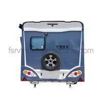 Mini-caravanes à suspension indépendante très demandées avec cuisine, salle de bain et toilettes, charge utile maximale de 1500 kg