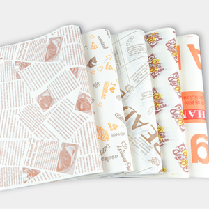 <strong>Food</strong> Take Away Packaging <strong>Food</strong> Wrapping Paper Custom Deli Paper Deli Wrap Parchment Paper - Product Image 1