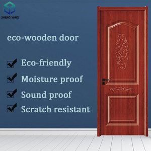 Trong nhà cửa gỗ rắn Hiện đại giá rẻ nhà khách sạn cửa gỗ rắn - Product Image 6