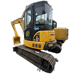 Excavadora Usada de Alta Calidad Komatsu PC55, Miniexcavadora Hidráulica de 5.5 Toneladas en Buen Estado de Funcionamiento - Product Image 1