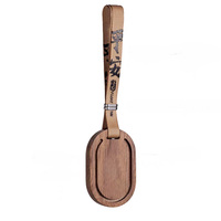 Disque désodorisant de voiture en bois vierge en gros, pendentif rond en bois non fini pour arôme, diffuseur de parfum de voiture gravable DIY