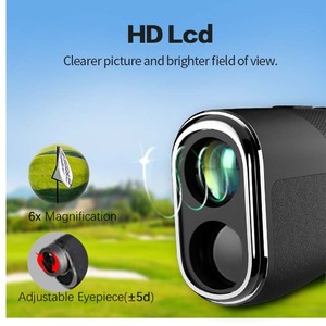 Bosian khoảng cách Tốc độ đo ngoài trời cắm trại khả năng chịu nước Rangefinder khoảng cách Meter Laser - Product Image 3