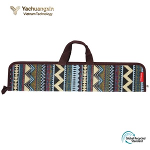 Ensemble de brochettes pour barbecue de camping en plein air, en acier inoxydable avec poignées en bois, étui de transport, sac de rangement en nylon - Product Image 2