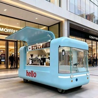 Camion de cuisine mobile personnalisé pour la vente de nourriture rapide, idéal pour les stands extérieurs