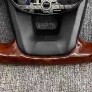 พวงมาลัยหนังหุ้มไม้พีชแบบกำหนดเอง เหมาะสำหรับรถยนต์โตโยต้า ไฮลักซ์ ทันดรา แลนด์ครุยเซอร์ ปราโด เอฟเจ ไฮแลนเดอร์ แอลซี200 แอลซี300 ปราโด - Product Image 5