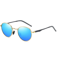 Nouvelles Lunettes de Soleil Classiques Tendance Polarisées Rondes Unisexe Protection UV400