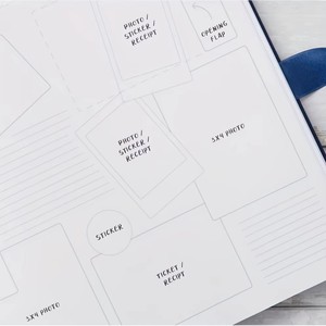 Journal de voyage - Carnet de notes polyvalent avec décorations en forme de nœud, pour adultes, pour raconter des histoires d'<span class=keywords><strong>aventure</strong></span> et des souvenirs - Product Image 2