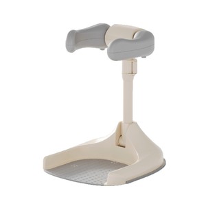 Soporte de Baño Plegable y Ajustable para Bebés con Superficie Antideslizante para Uso en Inodoro de 0 a 12 Meses, Material PP, Gris Caqui - Product Image 4