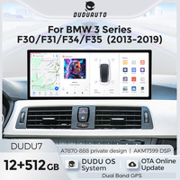 DUDUAUTO Passend für BMW 3er F30 F31 F34 2013-2019 12,3 Zoll Modifiziertes Android-System Bluetooth Car-Play Navigationsbildschirm