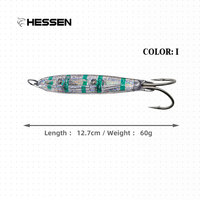 Nouvelle Leurre Artificielle Rigide pour Pêche au Lancer, Type Crayon, Double Hameçon, Bionique, 24g 50g 60g, pour Brochet et Bar, Leurre Cuillère, Leurre Crank, Leurre Nageur