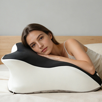 Oreiller corporel en mousse à mémoire de forme sur mesure, soulage la pression, hypoallergénique, lavable, multifonctionnel pour chambre d'adulte