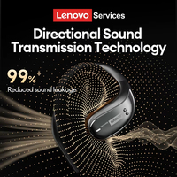 Écouteurs sans fil TWS Lenovo LE505 ENC à réduction de bruit, avec crochet d'oreille, HiFi HD, appels mains libres, étanches, pour le sport