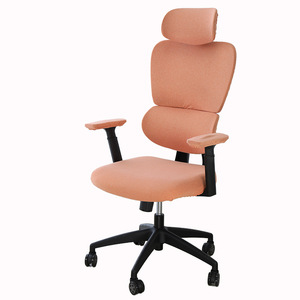 Chaise de bureau haut de gamme à dossier haut avec accoudoirs 5D, chaise ergonomique à double dossier pour bureau, chaise de bureau grise pour personnes de grande taille - Product Image 6
