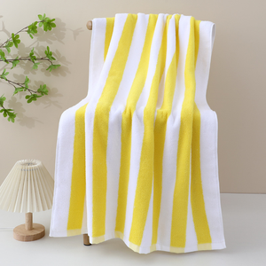 <span class=keywords><strong>Toalla</strong></span> de <span class=keywords><strong>Playa</strong></span> Cabana Stripe para Deportes de Verano, 30x60 Pulgadas, Extra Grande, 100% Algodón Anillado, Hipoalergénica, Tejida, de Lujo, para Baño y Piscina - Product Image 2