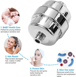 Phổ 15 giai đoạn lọc Đầu vòi hoa sen giảm clo áp lực cao 5 chức năng lượng mưa Spa đầu vòi hoa sen với bộ lọc - Product Image 5