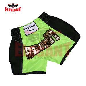 Pantalones Cortos de Muay Thai y Kickboxing de Alta Calidad, 100% Poliéster, Pantalones Cortos de MMA con Logotipo Personalizado - Product Image 4