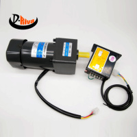 Motor de freno de embrague de reducción de engranaje planetario de velocidad ajustable de 120W con reducción sin escobillas de imán permanente