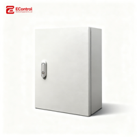 Boîtier Électrique Métallique Robuste ECcontrol, Classe IP65, Boîte de Distribution, Gestion du Câblage Industriel et Commercial, Revêtement Poudré