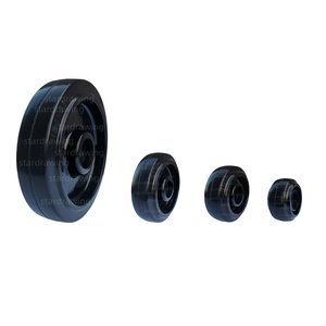 S-S 75 100 125 150 mm <span class=keywords><strong>3</strong></span> 4 5 6 pouces roues en caoutchouc de haute qualité - Product Image 6