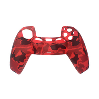 Coque en silicone souple de qualité supérieure Oursteam avec impression camouflage aquarelle pour manette