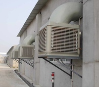 Ventilateur de refroidissement industriel à moteur AC 4,0 kW avec grand réservoir d'eau pour chantier de construction commercial, longue durée de vie, refroidissement rapide