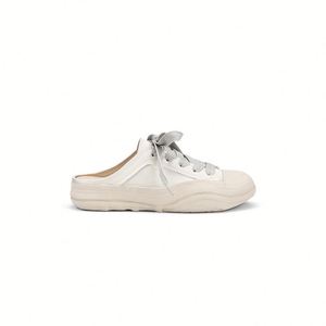 Women's Satin Shoes 2026 Open Toe Casual Flats Low Heel Breathable Versatile Commuter Chunky Round Toe <b>Slippers</b> - Product Image 2