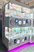 WANGERBAO Distributeur automatique de capsules Gacha pour enfants, 4 compartiments, Offre spéciale, Fort rendement, Faible investissement, Tirage au sort
