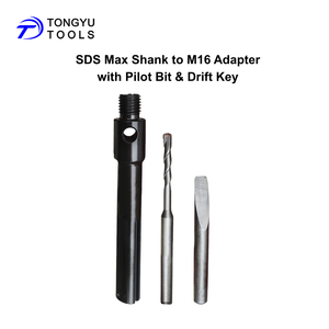 Bộ chuyển đổi bit lõi tongyu Hex sang M16 với bit phi công & phím trôi, 3 chiếc Bộ chuyển đổi khoan lõi nặng cho cưa lỗ kim cương - Product Image 4