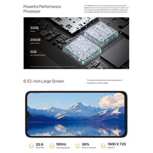 NUEVO UMIDIGI C2 3GB+32GB 6.52 Pulgadas 5150mAh Teléfonos Móviles 4G Android 13 Smartphones - Product Image 4