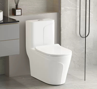 WC monobloc allongé moderne en céramique gris avec ligne dorée, à poser au sol, ensemble de toilettes