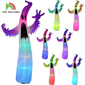 Fantasmi gonfiabili bianchi Halloween Cartoon all'ingrosso personalizzato Indoor Outdoor Yard Led Multicolor incandescente <span class=keywords><strong>Apparitions</strong></span> Decor - Product Image 5