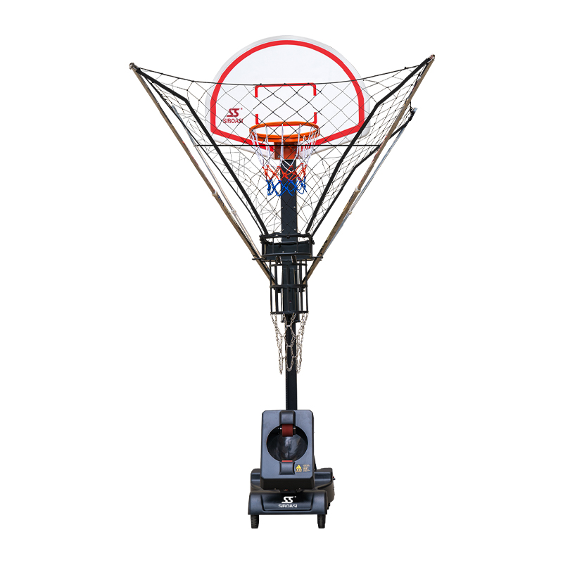 SIBOASI Portable Basketball Shooting Training Machine Remote Control Eco-Friendly Automatic Ball Return Foldable Durable K6809P2