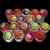 Kerucut Dupa Beraroma Buah & Bunga Populer - 40Pcs Set Menara Dupa Daun Lavender/Jasmine/Pomelo dengan Pembakar