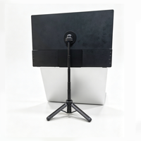 Moniteur portable pour ordinateur portable de jeu OLED 4K anti-lumière bleue de 13,3/14/15,6 pouces avec temps de réponse de 1 ms et support magnétique