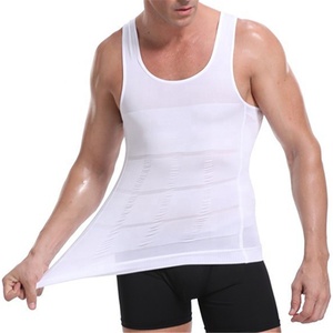 Tốt Nhất Bán Người Đàn Ông Của Cơ Thể Giảm Béo Shaper Vest Nén Áo Sơ Mi Tummy Kiểm Soát Undershirts - Product Image 6