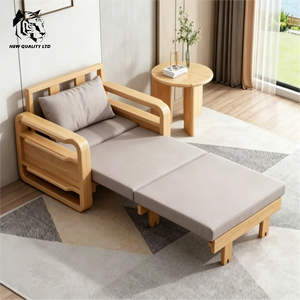 factory supply low cost customize huge stock ready to ship Stretchable <b>sofa</b> new designed living room furniture wood <b>folding</b> <b>sofa</b> - Product Image 3