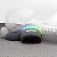 Oreiller ergonomique en mousse à mémoire de forme pour le soutien du cou, avec traction d'air, chauffage, vibration et massage Shiatsu pour la relaxation physique du cou, du dos et des épaules