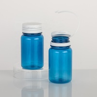Fabrication de capsules médicales PET vides bouteille de pilules 100cc bouteille de supplément de vitamine en plastique avec bouchon à anneau de déchirure