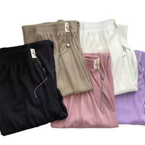 <span class=keywords><strong>Pantalon</strong></span> <span class=keywords><strong>cargo</strong></span> formel extensible pour femme, modèle GLF005, taille unique, vente en gros, idéal pour le bureau et le travail, à 2,5 dollars - Product Image 3