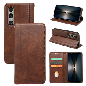 Porte-cartes en cuir PU de luxe portefeuille étui Mobile pour <span class=keywords><strong>Sony</strong></span> <span class=keywords><strong>Xperia</strong></span> <span class=keywords><strong>L3</strong></span> XZ3 XA2 Ultra <span class=keywords><strong>L3</strong></span> 20 rabat magnétique avec support couverture de téléphone - Product Image 1