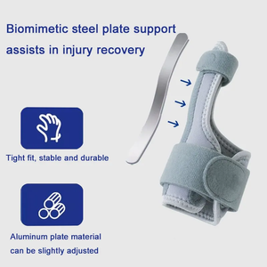 Penyangga pergelangan tangan penjepit nyeri keseleo bidai untuk jari Harga tangan bidai jari untuk pergelangan tangan tetap dan jempol - Product Image 5