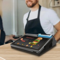 Terminal POS Android Z100 con Impresora Térmica de Recibos de 80 mm y Bluetooth para Caja Registradora, Impresión de Facturas para Comercio Minorista