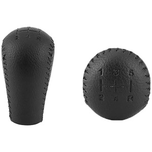 Toyota Car <b>Shift</b> <b>Knob</b> Black Leather 5 6 Speed Ergonomic Gear Lever Parts - Product Image 1