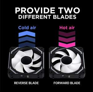 Ventilador de PC Interforce Magic Mirror Building Block Fan Splice, con Efecto de Luz de Espejo Infinito Dinámico ARGB, Refrigeración para Computadora de Escritorio - Product Image 4